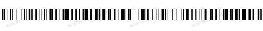 Libre Barcode 39 Ext字体转换